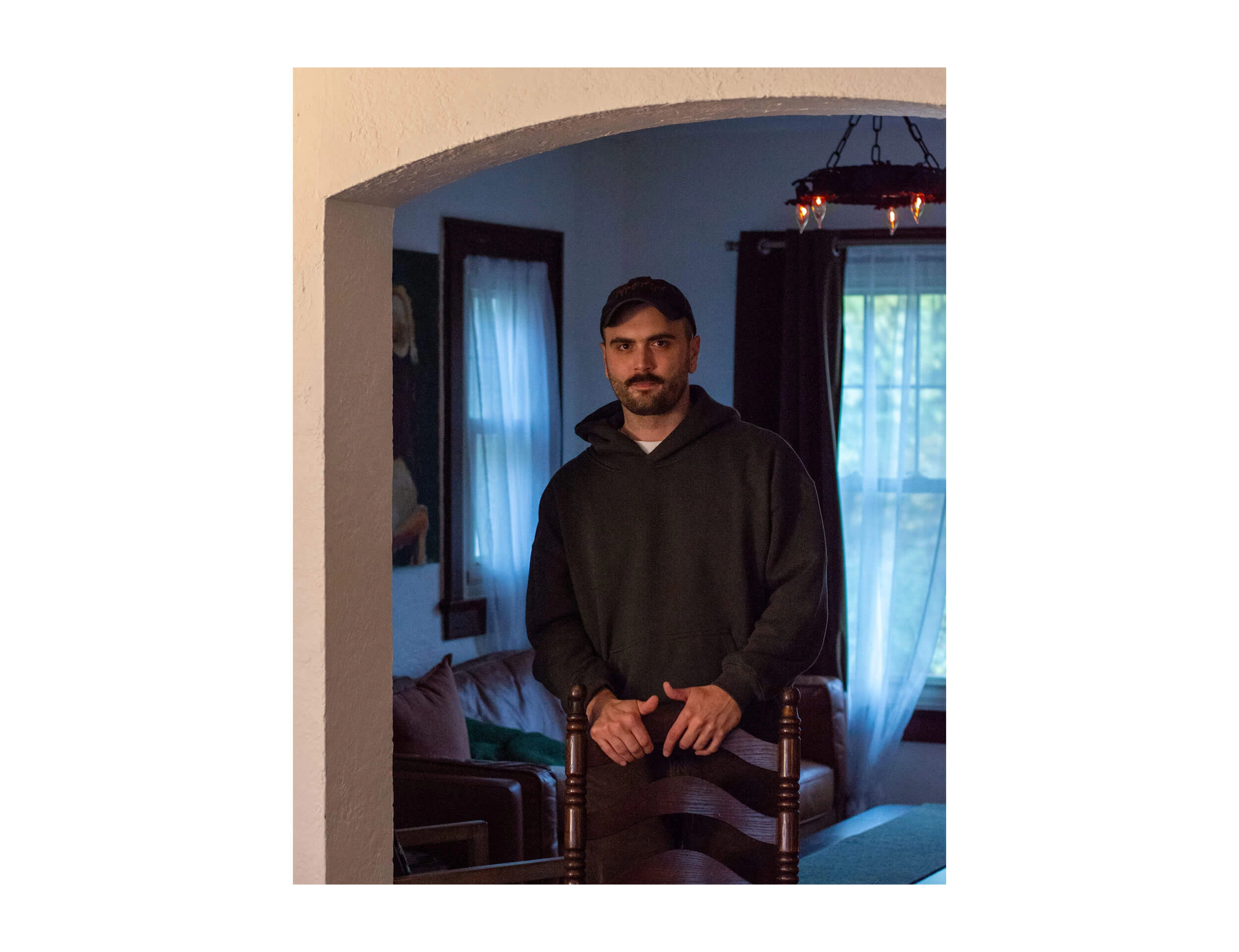 image of Bradley Weyandt in his artist studio